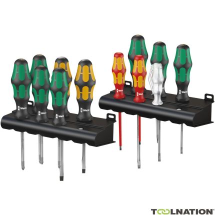 Wera 05051010001 Juego de destornilladores universales Kraftform XXL, 12 piezas - 1