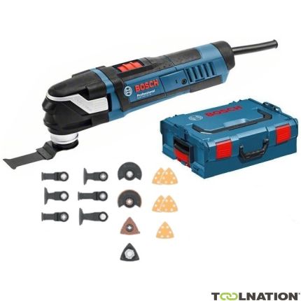 Boschw GOP 40-30 Multiherramienta Profesional 400 watts en L-Boxx 0601231001 + accesorios - 1