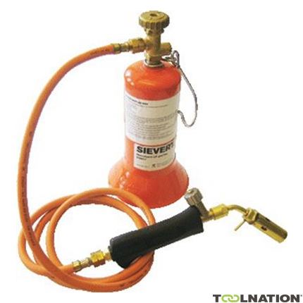 Sievert 200460 Set de soldadura Pro 86 con nueva botella naranja - 2