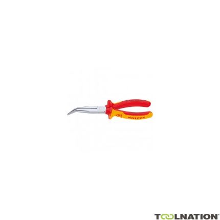 Knipex 26 26 200 2626200 Alicates para teléfonos curvados + cortador lateral VDE 200 mm - 1