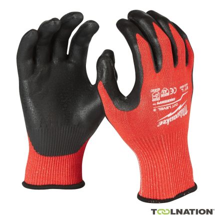 Milwaukee Guantes de trabajo de inmersión Clase de corte 3/C 1 par Talla 8/M 4932471420 - 1