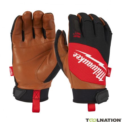 Milwaukee Guantes de Cuero Híbrido 1 Par Talla 10/XL 4932471914 - 1