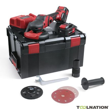 Flex-tools 504157 Supraflex SE 125 18.0-EC/5.0 Set Lijadora múltiple de 18V 5.0Ah Li-Ion Piedra/Metal/Pintura/Madera - 1