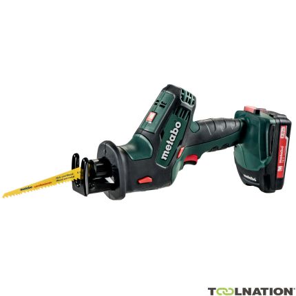 Metabo Sierra de sable compacta SSE 18 LTX 18V 2.0Ah Li-Ion 602266500 - 1