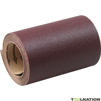 Makita P-38249 Rollo de papel de lija 120mm x 50 mtr. Grano 180 ROJO - 1