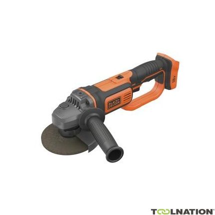 Black & Decker Amoladora angular sin cable BCG720N-XJ de 18 voltios, sin baterías ni cargador - 1