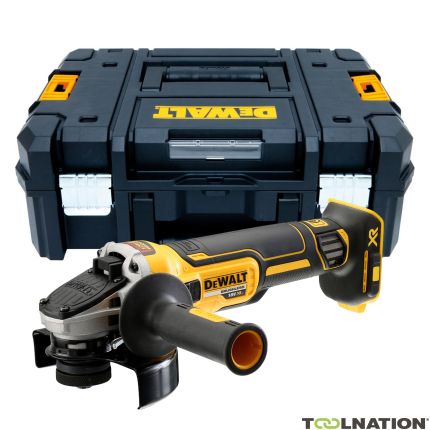 DeWalt Amoladora angular a batería DCG405NT-XJ 18V 125 mm sin baterías ni cargador en TSTAK - 1