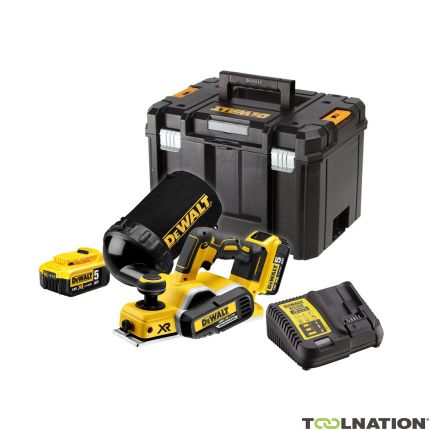 DeWalt DCP580P2-QW DCP580P2 Cepillo sin cable de 18 voltios y 5,0 Ah de iones de litio en maletín TSTAK - 2