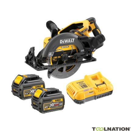 DeWalt DCS577T2-QW XR FlexVolt 54 Volt 6.0Ah Li-Ion Sierra circular 190 mm - 2