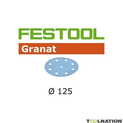 Festool 497150 Discos de lijado Granat STF D125/90 P320 GR/10 - 1