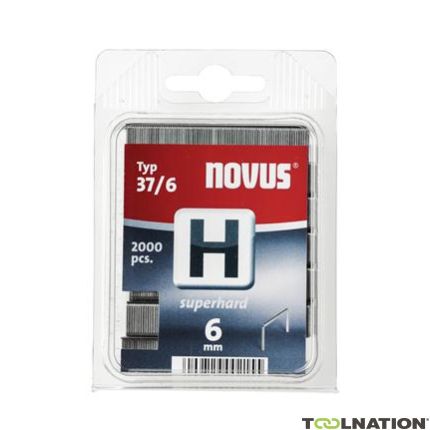 Novus 042-0369 H 37/6 Grapas 6 mm 2000 Piezas - 1