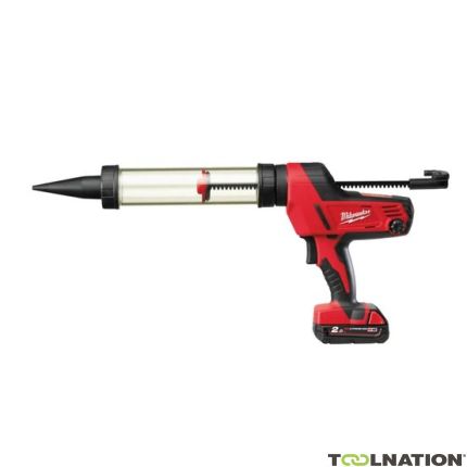 Milwaukee 4933441812 C18PCG /400T-201B Pistola de masilla 18V 2.0Ah Li-ion - 1