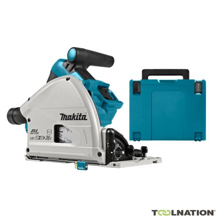 Makita DSP601ZJU sierra circular sin cable 165mm 2 x 18V con transmisor AWS sin baterías ni cargador - 3