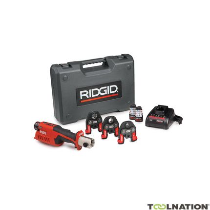 Ridgid 59173 RP241 Alicates para perforar con batería de 12V 2,5 Ah Li-Ion + 3 mordazas TH16-TH20-TH26 - 4