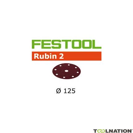 Festool 499101 Discos de lijado Rubin 2 STF D125/90 P40 RU/10 - 1