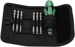 Wera 05059298001 Juego de destornilladores Kraftform Kompakt 40, 7 piezas