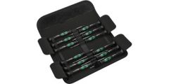 Wera 05073675001 Kraftform Micro-Set/12 SB 1 Juego de microdestornilladores, 12 piezas