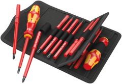 Wera 05347107001 Juego de destornilladores Kraftform Kompakt VDE 60 i/62 i/65 i/18, 18 piezas