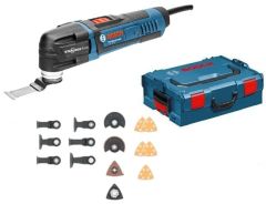 Boschw GOP 30-28 Multiherramienta Profesional 300 watts 0601237000 + accesorios en L-Boxx