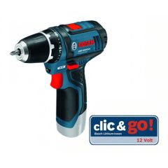 Boschw Taladro inalámbrico GSR 12V-15 12V sin baterías ni cargador en L-Boxx 060186810D