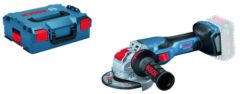 Boschw ¡X-LOCK GWX 18V-15 C Amoladora Angular sin cable 125mm Excl. Baterías + Cargador en L-BOXX + 5 años de garantía del distribuidor! 06019H6400