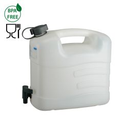 Pressol 21 163 Bidón para agua 10L HDPE con válvula de drenaje