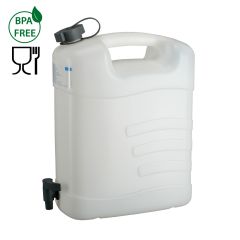 Pressol 21 165 Bidón para agua 15L HDPE con válvula de drenaje