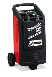 Telwin 830829382 Cargador de baterías Dynamic 420 de arranque rápido