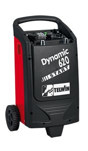 Telwin 830829384 Dynamic 620 Cargador de baterías de arranque rápido