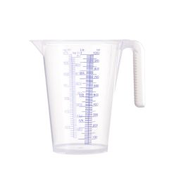 Pressol 07 062 Vaso de medida PP 1L escala transparente ml/l US gal/UK gal