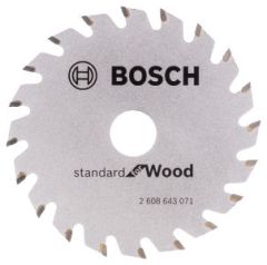 Boschw 2608643071 Hoja de sierra circular HM estándar para madera 85 x 15 x 20T