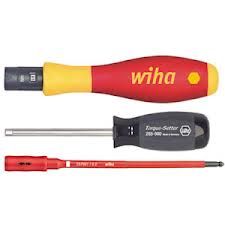 Wiha 26625 2872 Destornillador dinamométrico de 3 piezas TorqueVario-S 0,6-2,0 VDE