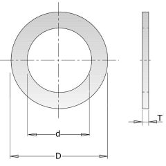 CMT 299.211.00 Anillo reductor 30 x 15,87 x 1,4