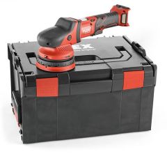 Flex-tools 459070 XCE 8 125 18.0-EC Pulidora excéntrica Accu con accionamiento acoplado 18V sin baterías ni cargador en L-Boxx