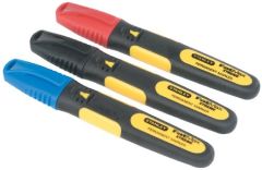 Stanley 0-47-315 Marcador FatMax Rojo/Negro/Azul (x3)