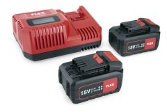 Flex-tools 491349 P-Set 55 R Accu Set 18V 5.0Ah - 2 baterías AP18.0/5.0 + cargador rápido CA10.8/18.0