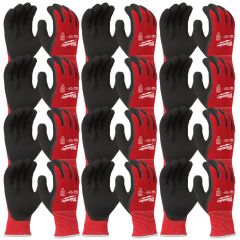 Milwaukee 12 pares de guantes de trabajo por inmersión talla 8/M clase de corte 1 4932471606