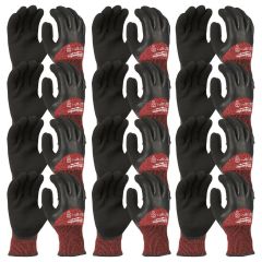 Milwaukee 12 Pares de Guantes de Trabajo por Inmersión Talla 8/M Corte Clase 3/C 4932471610