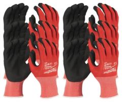 Milwaukee Guantes de trabajo sumergidos Clase de corte 1/A 12 pares Talla 8/M 4932471614