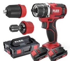 Flex-tools 501484 Juego PD 2G 10.8-EC/2.5 - taladro percutor sin cable 10.8V 2.5Ah en L-Boxx