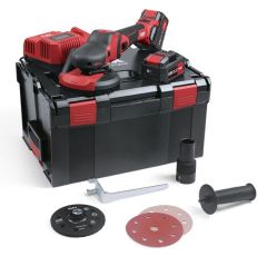 Flex-tools 504157 Supraflex SE 125 18.0-EC/5.0 Set Lijadora múltiple de 18V 5.0Ah Li-Ion Piedra/Metal/Pintura/Madera