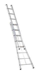 Altrex 515208 Escalera de flexión de 2 tramos Kibo 2 x 8 peldaños