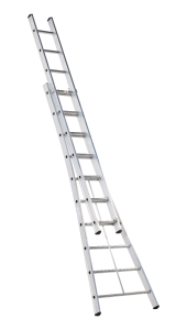 Altrex 515210 Escalera de flexión de 2 partes Kibo 2 x 10 peldaños