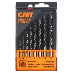 CMT 517.002.00 Juego de brocas tipo tornillo SP ( 3-4-5-6-7-8-9-10 mm )