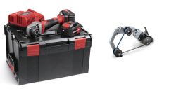 Flex-tools 522007 BME 18.0-EC/5.0 Set Motor básico Trinoxflex 18V 5.0Ah Li-Ion + Accesorio de lijado redondo BR 50