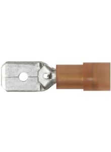 Wiha C161E005010 Clavija plana aislada 100 unidades según DIN 0,5 - 1 mm²; 6,3 x 0,8 mm