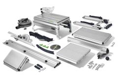 Festool 574772 CS 50 EBG-Set Sierra de mesa versátil con sistema de extracción