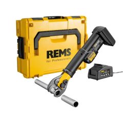 Rems 578016 R220 Mini-Press S Presser AC 22 V Li-Ion Basic-Pack Alicates de presión en L-Boxx