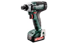 Metabo 601114500 ¡PowerMaxx SSD 12 Llave de Impacto Inalámbrica 12 Voltios 2.0 Ah Li-Ion + 5 Años de Garantía del Distribuidor!