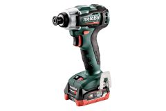 Metabo 601115800 ¡PowerMaxx SSD 12 BL Llave de Impacto Inalámbrica 12 Voltios 4.0 Ah LiHD + 5 Años de Garantía del Distribuidor!